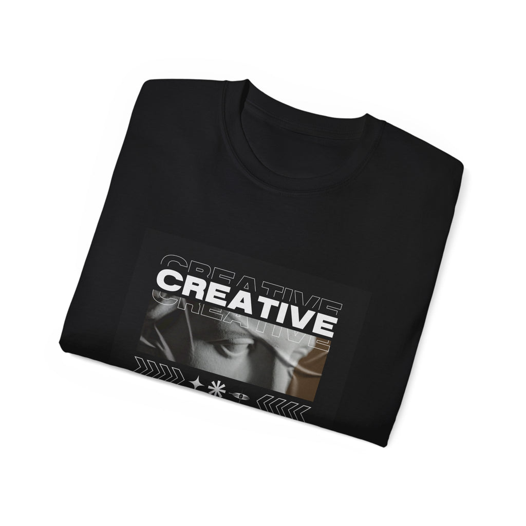 Creative Vintage Photo Tee — "CREATIVE" Graphic T-Shirt