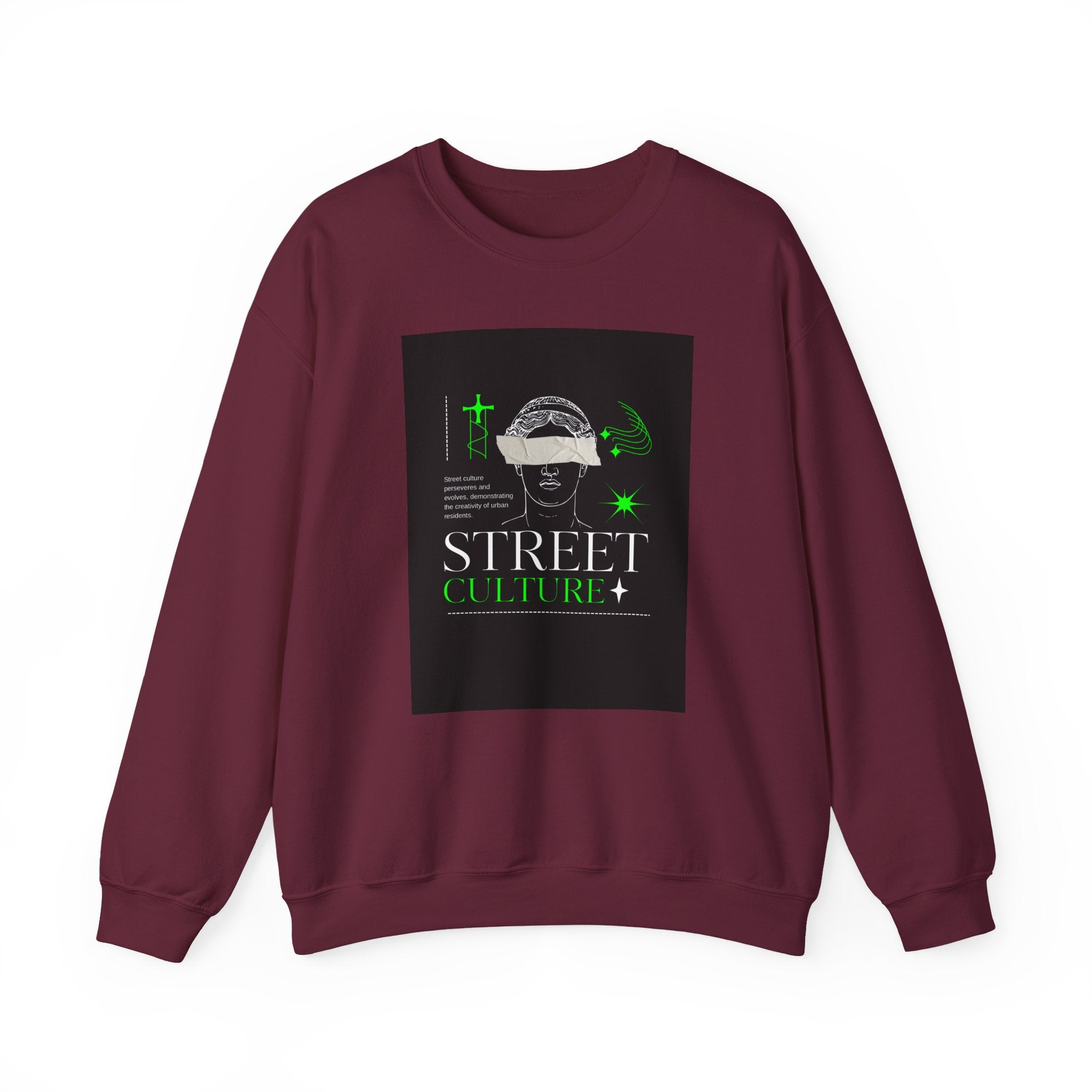 Street Culture Crewneck Sweatshirt — Urban Graphic Pullover