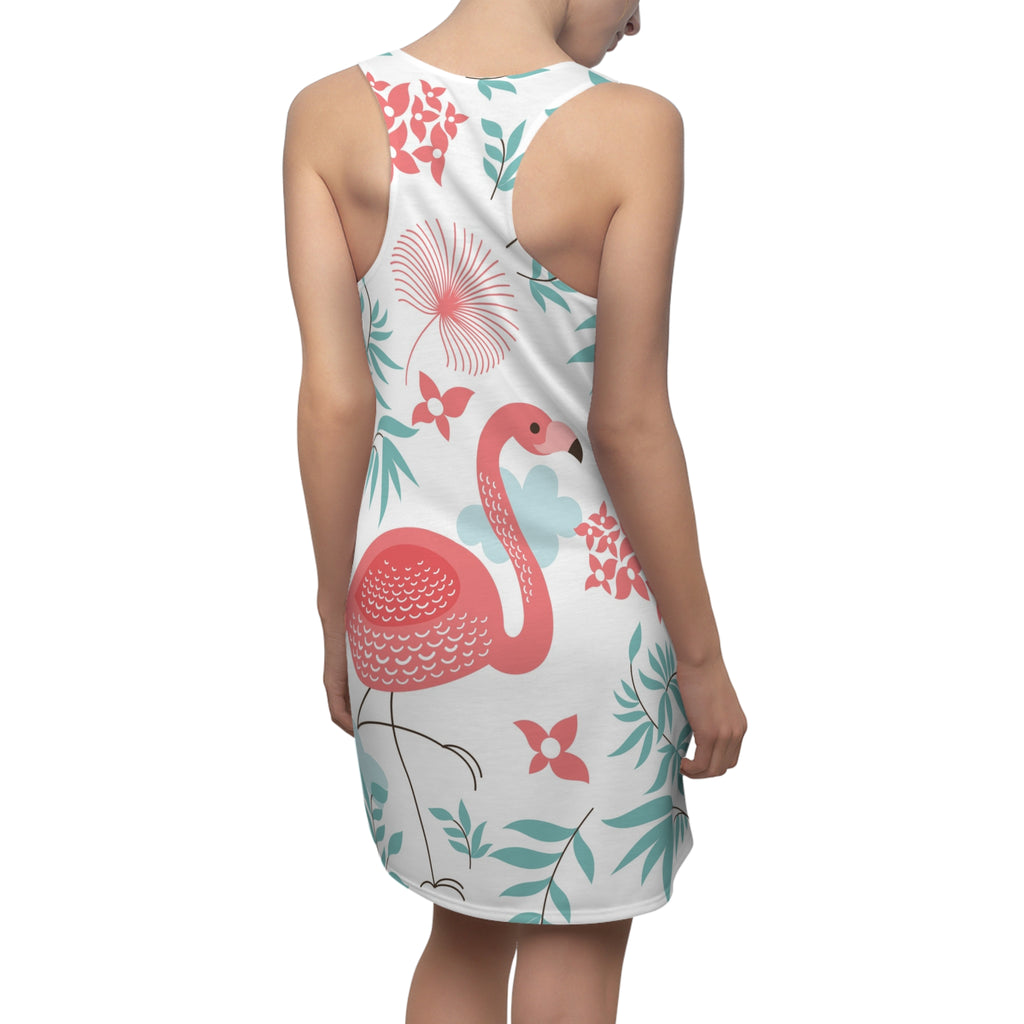 Earthy Smiles Racerback Dress — Cute Eco-Friendly Planet Print