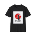 Samurai Graphic T-Shirt - Red Sun Warrior Design