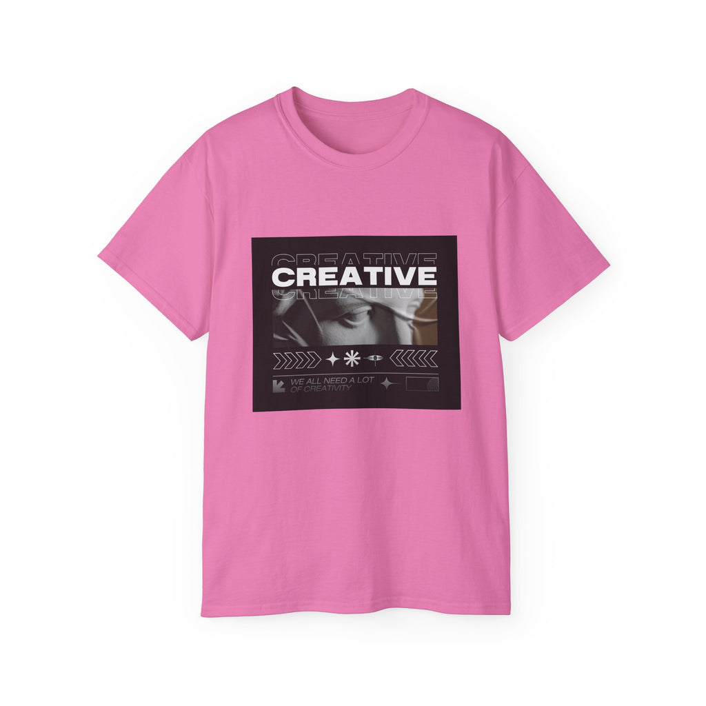 Creative Vintage Photo Tee — "CREATIVE" Graphic T-Shirt