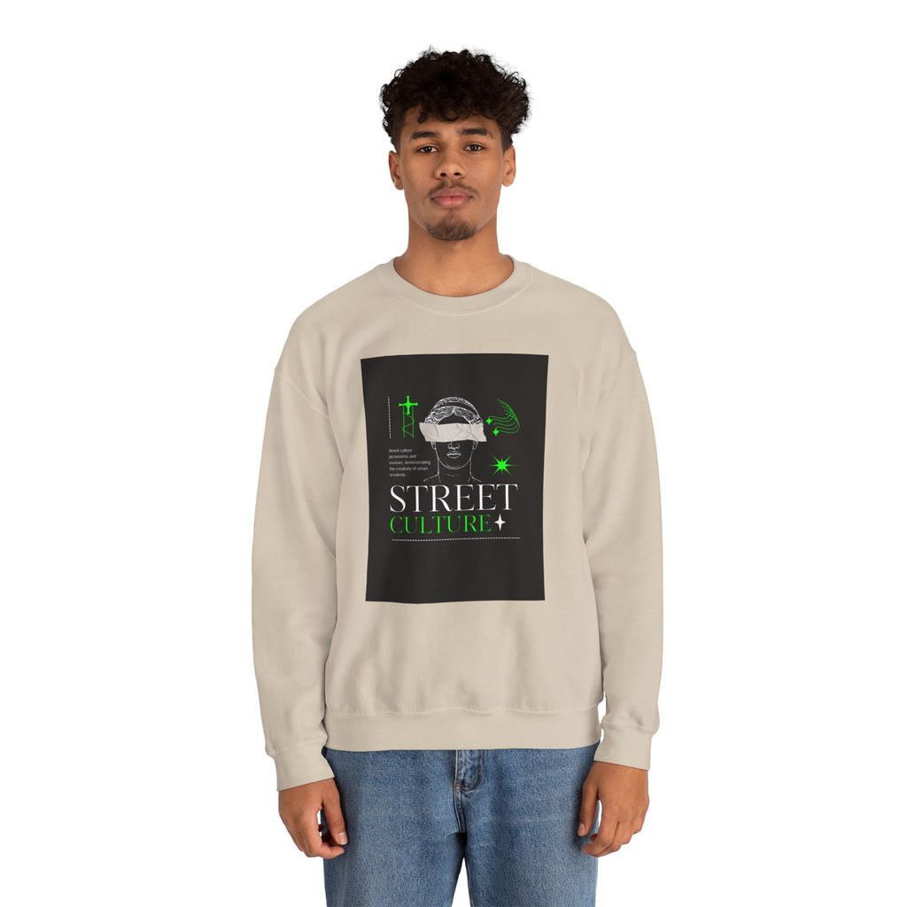 Street Culture Crewneck Sweatshirt — Urban Graphic Pullover
