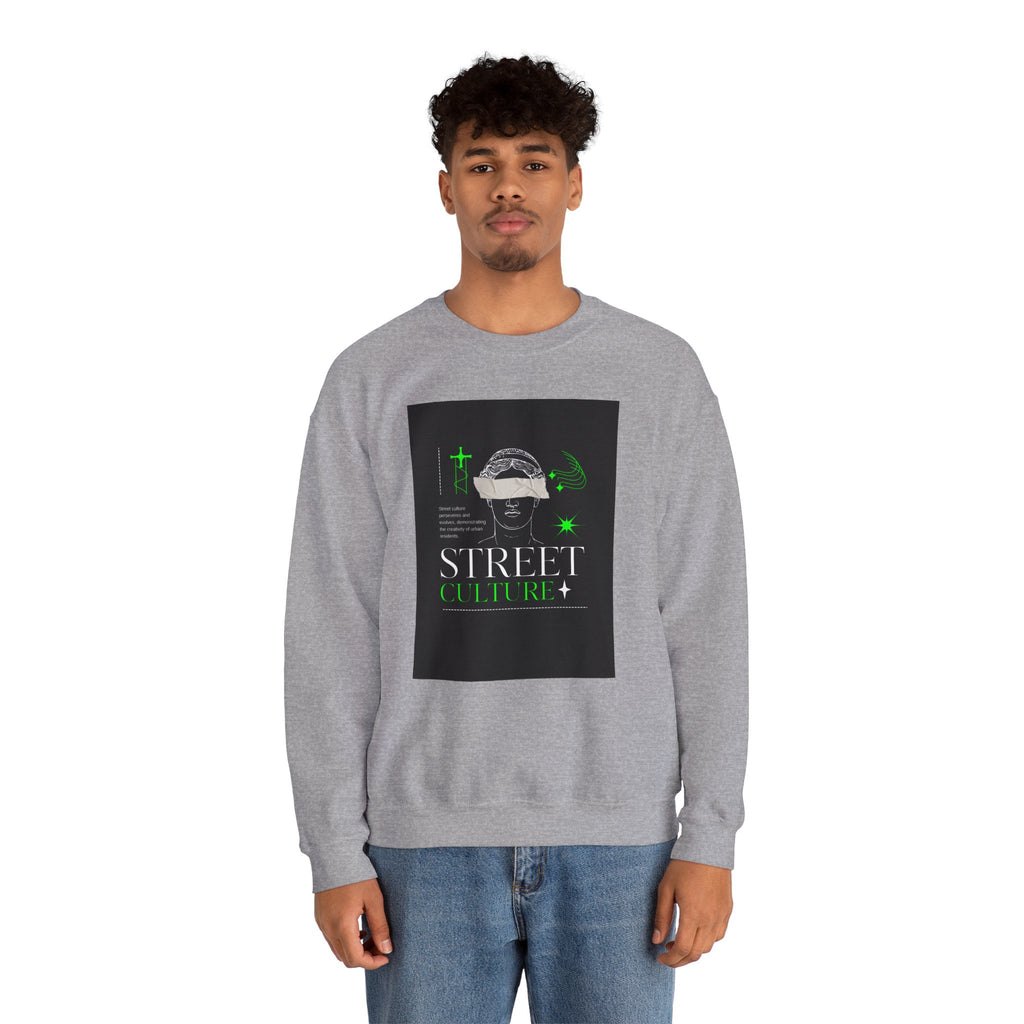 Street Culture Crewneck Sweatshirt — Urban Graphic Pullover