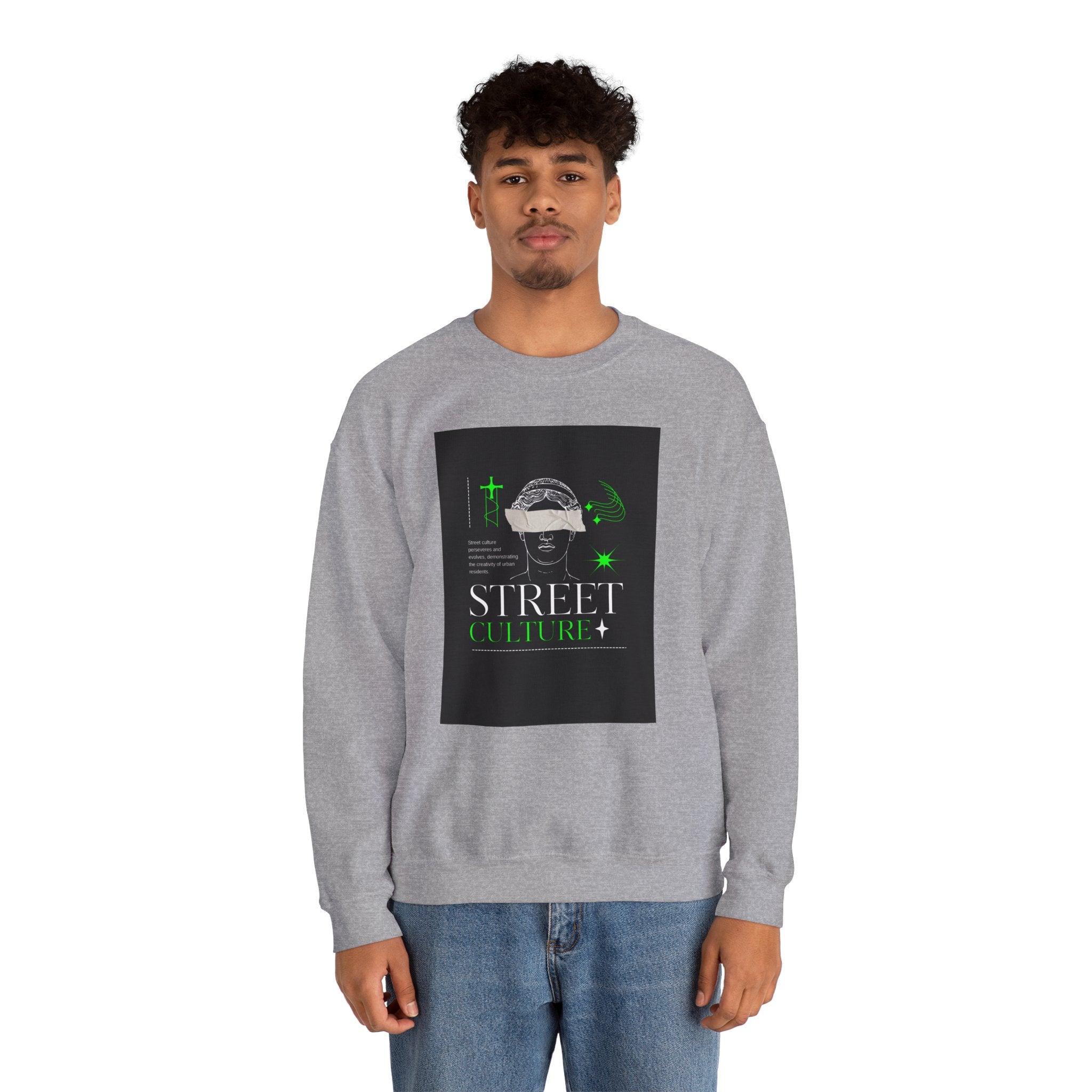 Street Culture Crewneck Sweatshirt — Urban Graphic Pullover