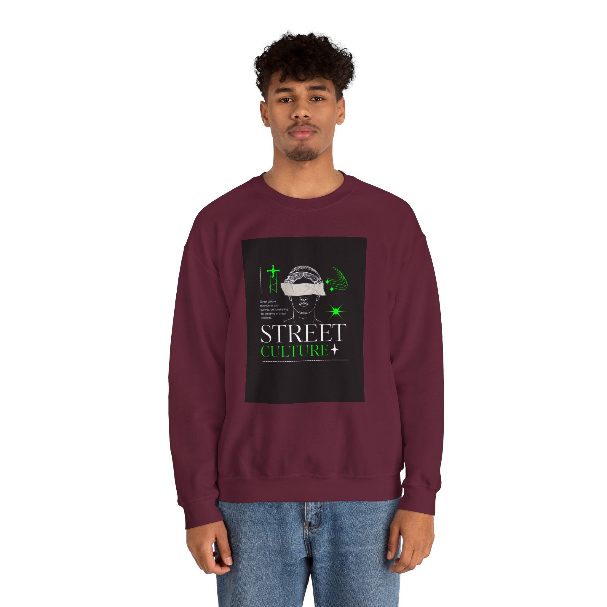 Street Culture Crewneck Sweatshirt — Urban Graphic Pullover