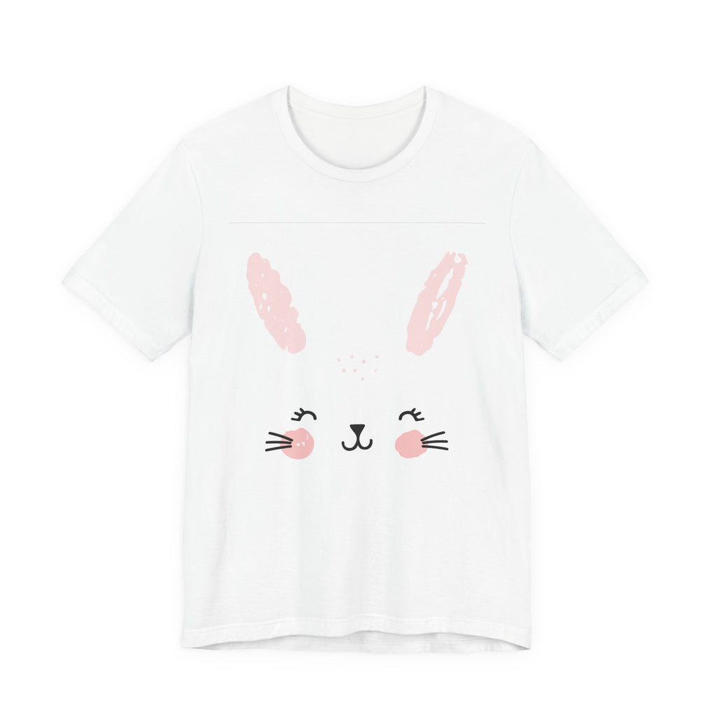 Cute Bunny Face Tee — Kawaii Easter Rabbit T-Shirt