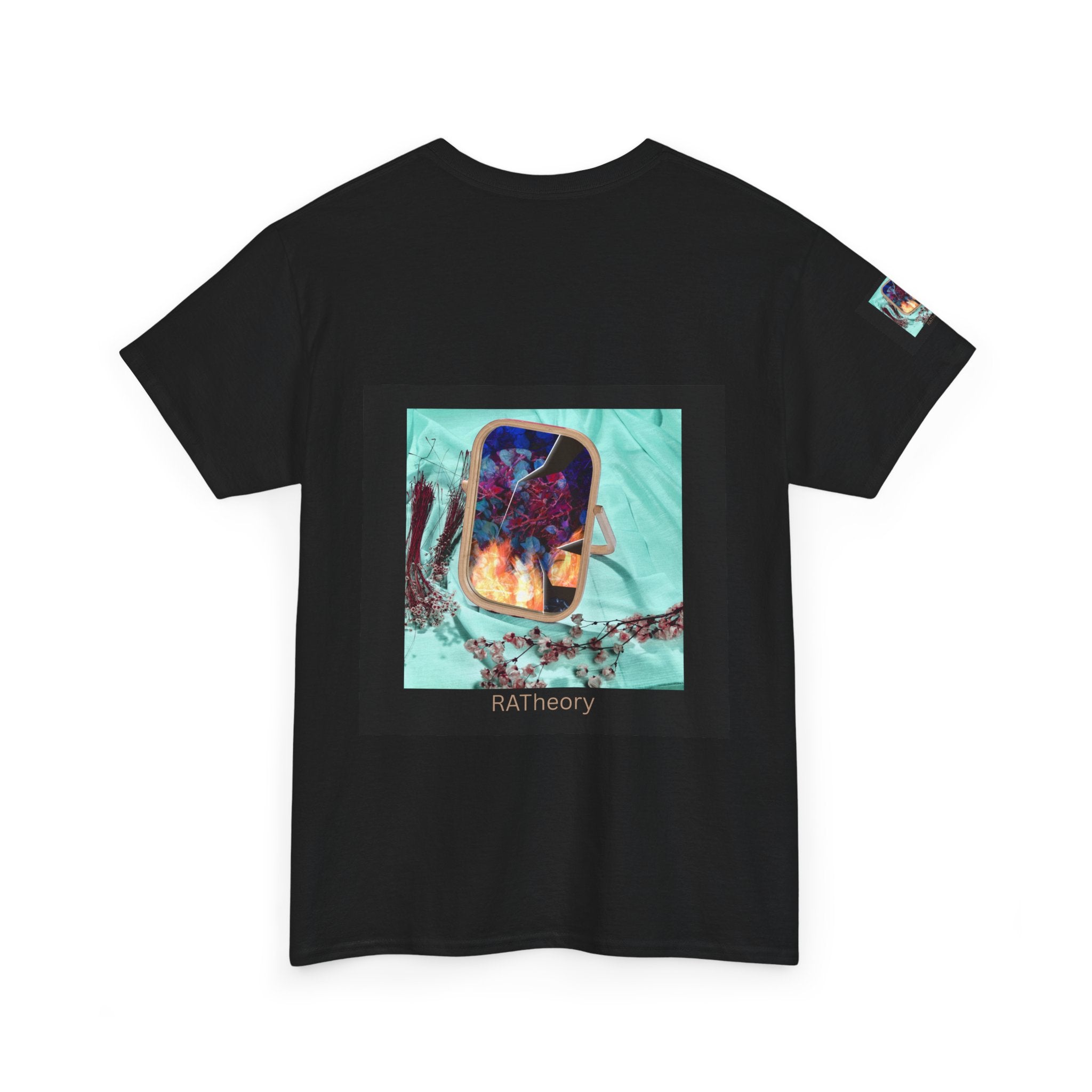 Abstract Surreal Art Tee – 'KATheory' Mirror Design