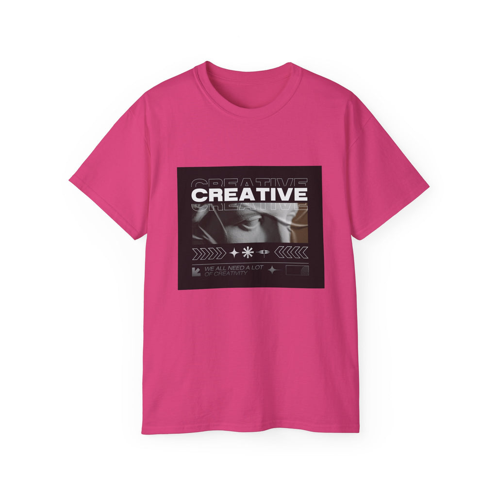 Creative Vintage Photo Tee — "CREATIVE" Graphic T-Shirt