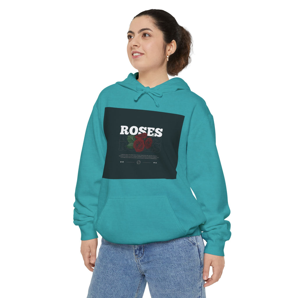 Roses Graphic Hoodie — Vintage Rose Music Tee Style