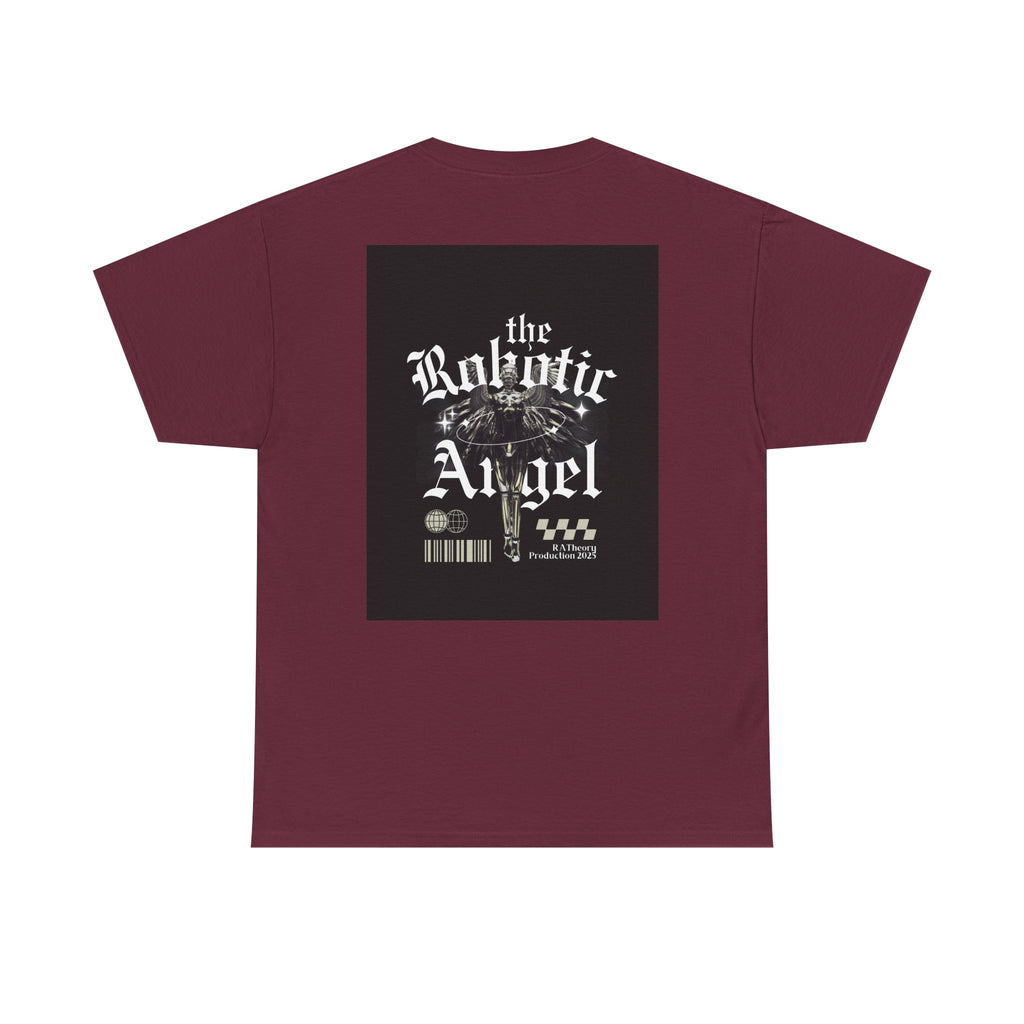 The Romantic Angel Tee - Gothic Graphic Black T-Shirt