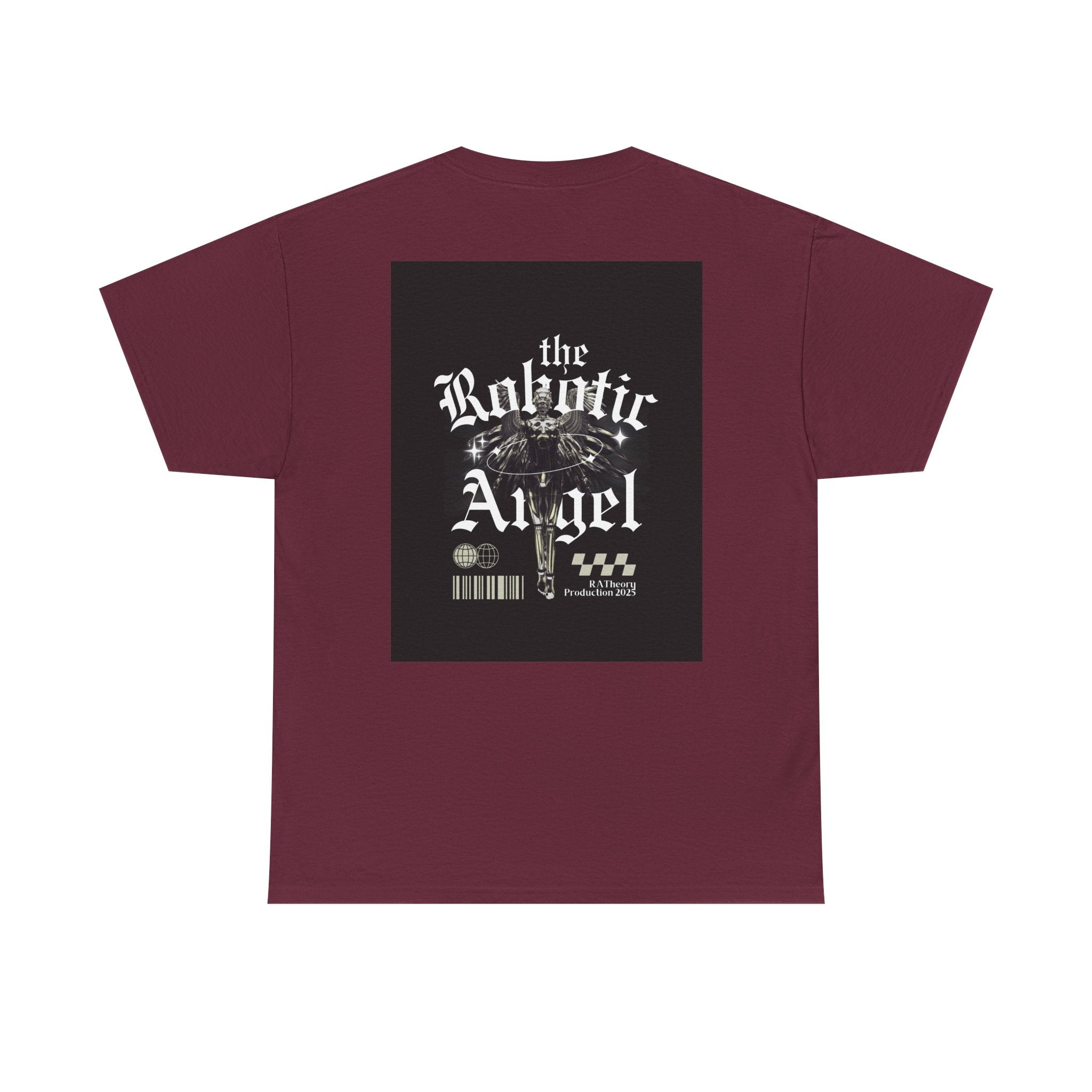 The Romantic Angel Tee - Gothic Graphic Black T-Shirt