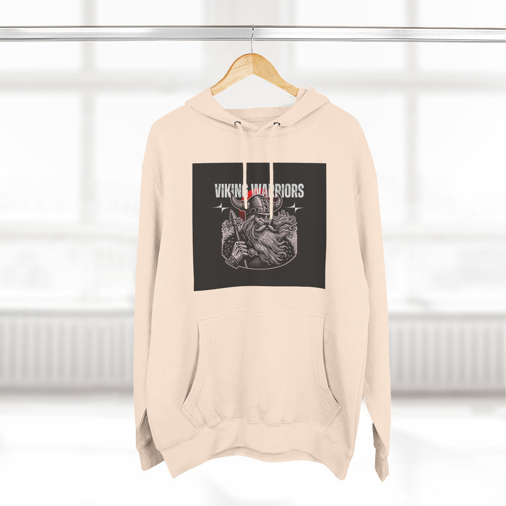 Viking Warriors Graphic Hoodie — Norse Axe Raider Sweatshirt