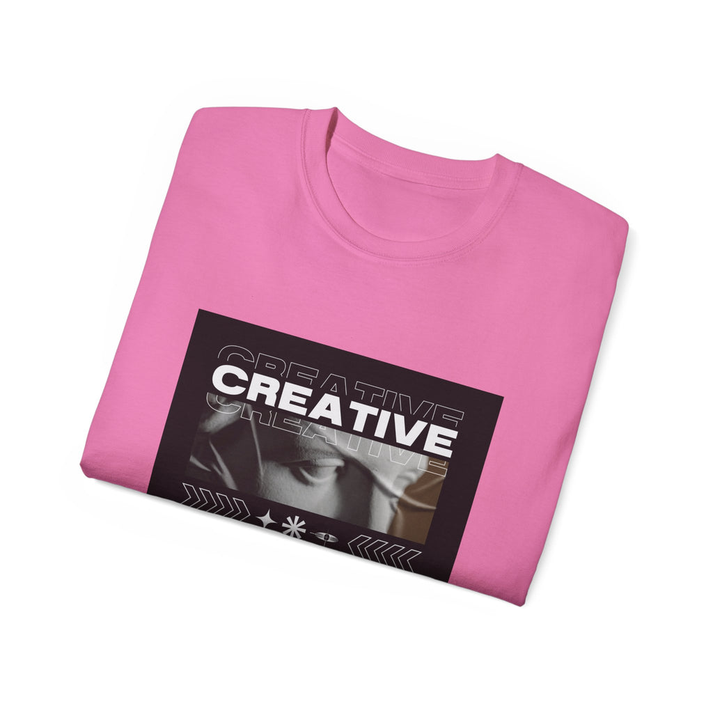 Creative Vintage Photo Tee — "CREATIVE" Graphic T-Shirt
