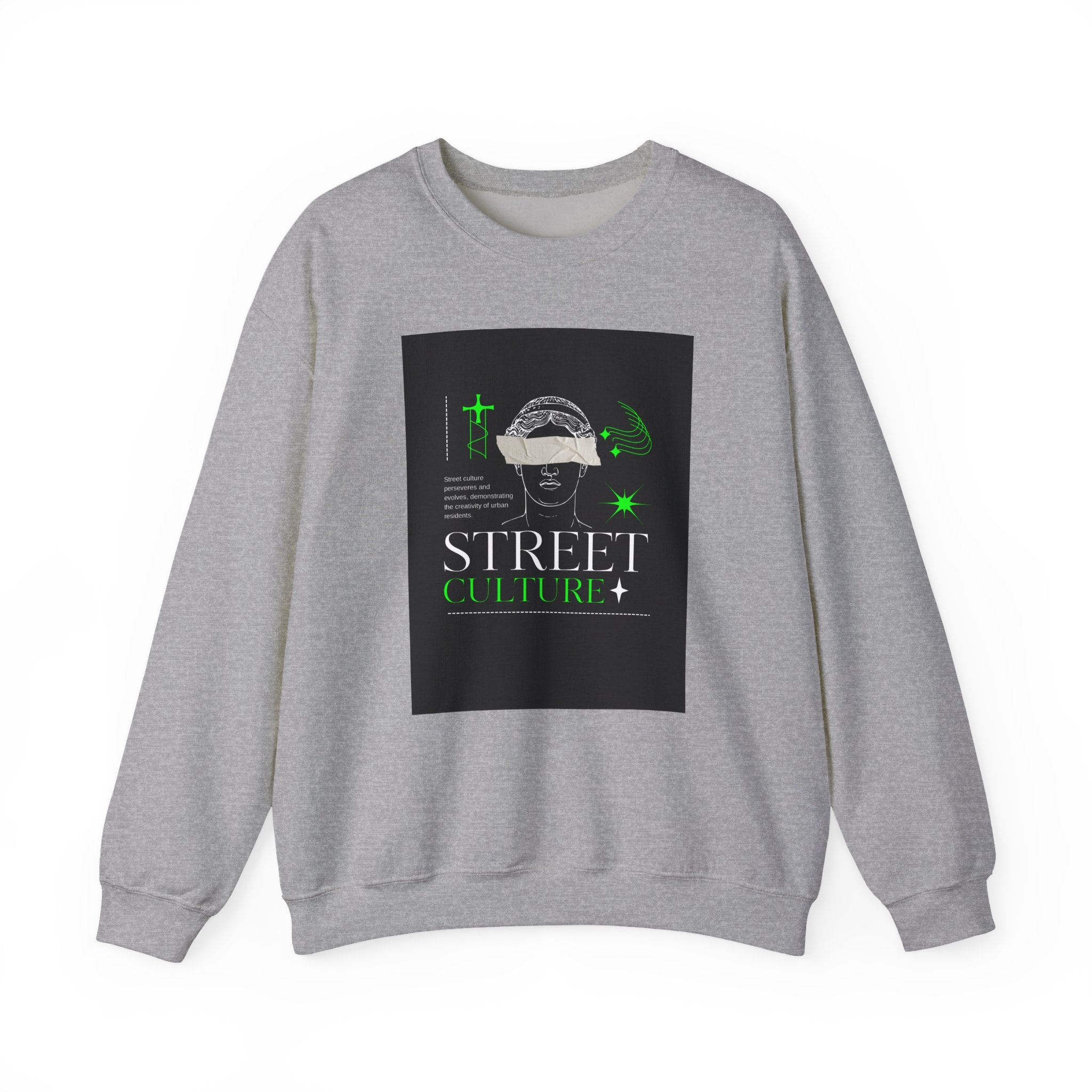 Street Culture Crewneck Sweatshirt — Urban Graphic Pullover