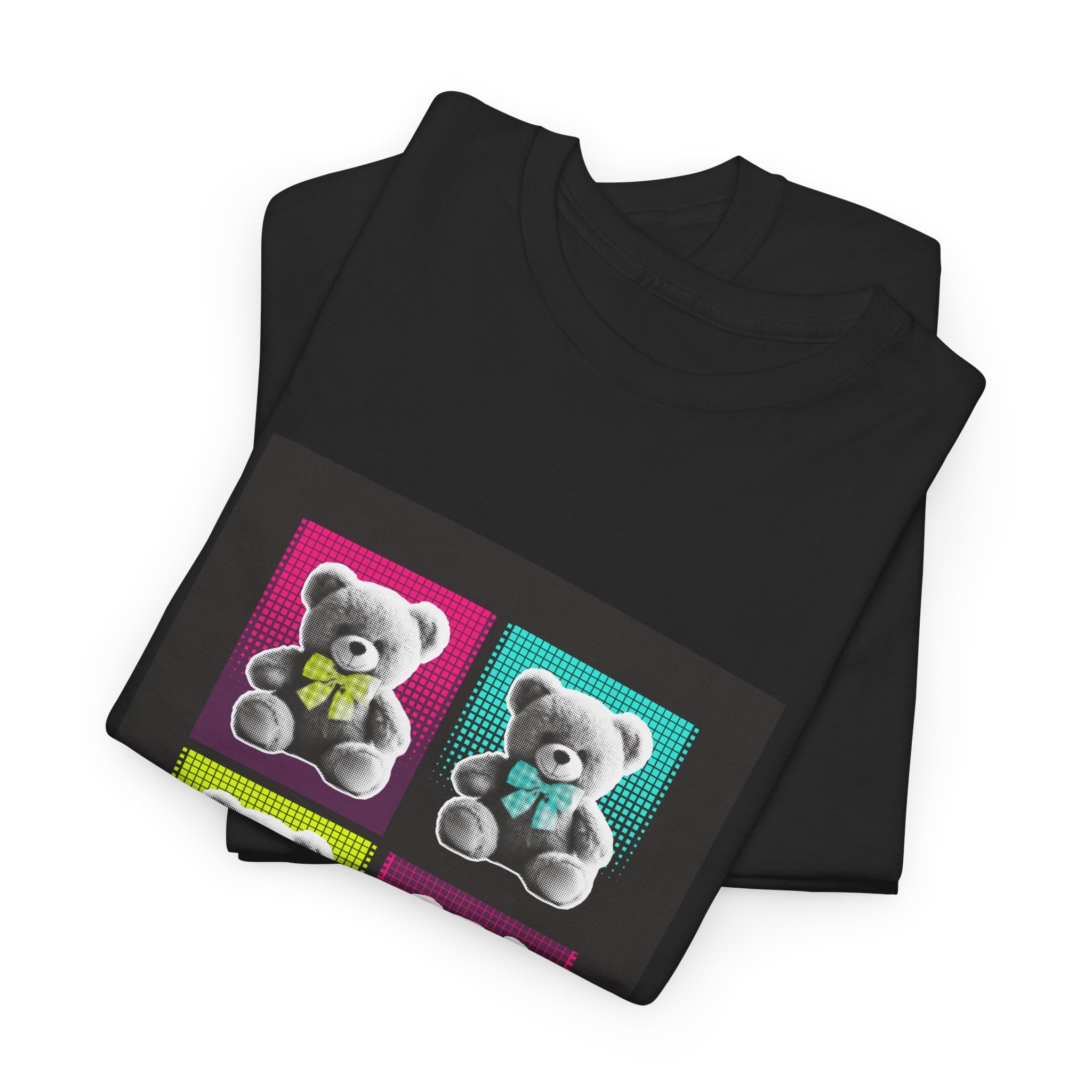 Teddy Bear Tee — "Too Cute" Pop Art Graphic T-Shirt