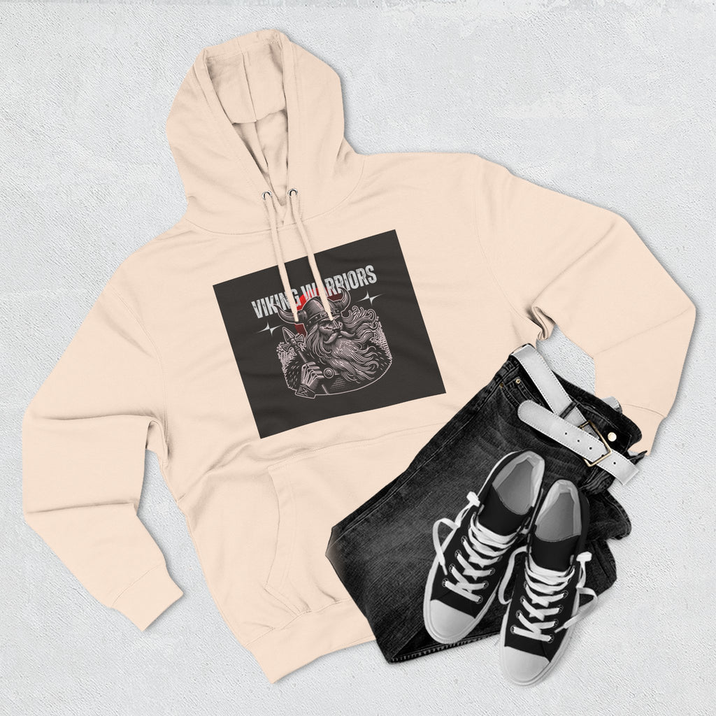 Viking Warriors Graphic Hoodie — Norse Axe Raider Sweatshirt