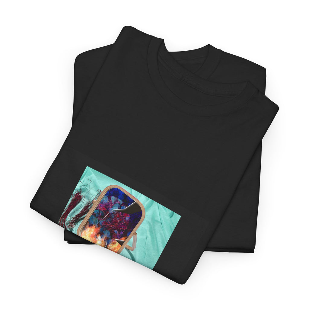Abstract Surreal Art Tee – 'KATheory' Mirror Design