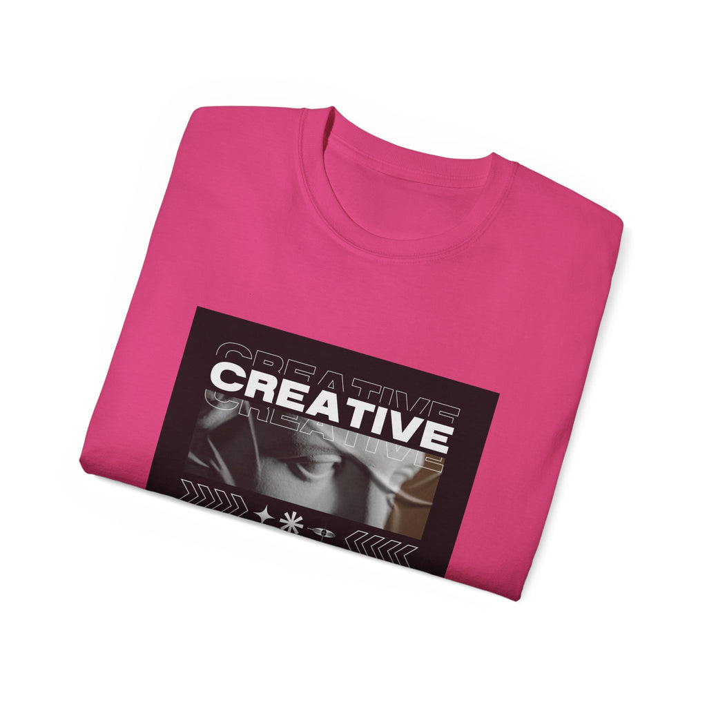 Creative Vintage Photo Tee — "CREATIVE" Graphic T-Shirt