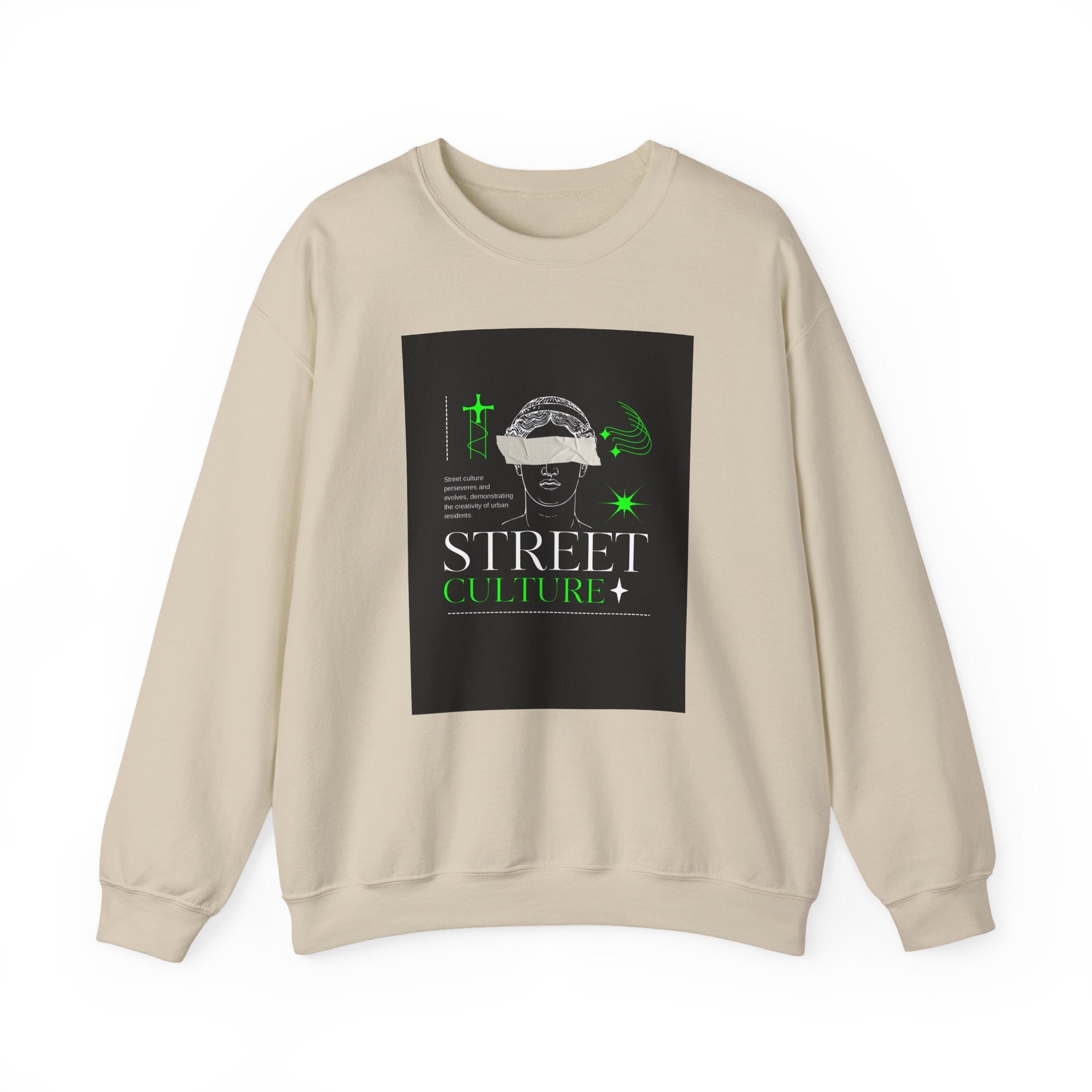 Street Culture Crewneck Sweatshirt — Urban Graphic Pullover