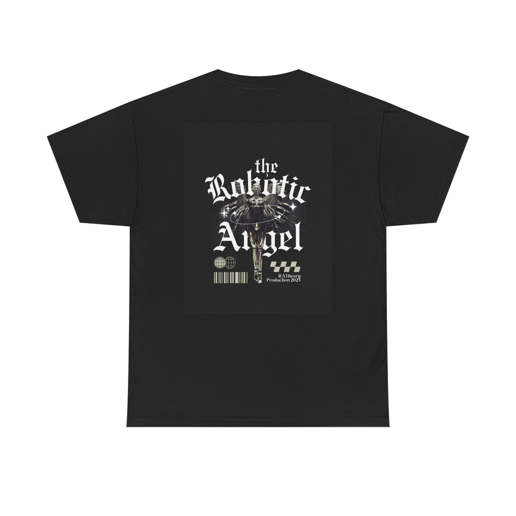 The Romantic Angel Tee - Gothic Graphic Black T-Shirt