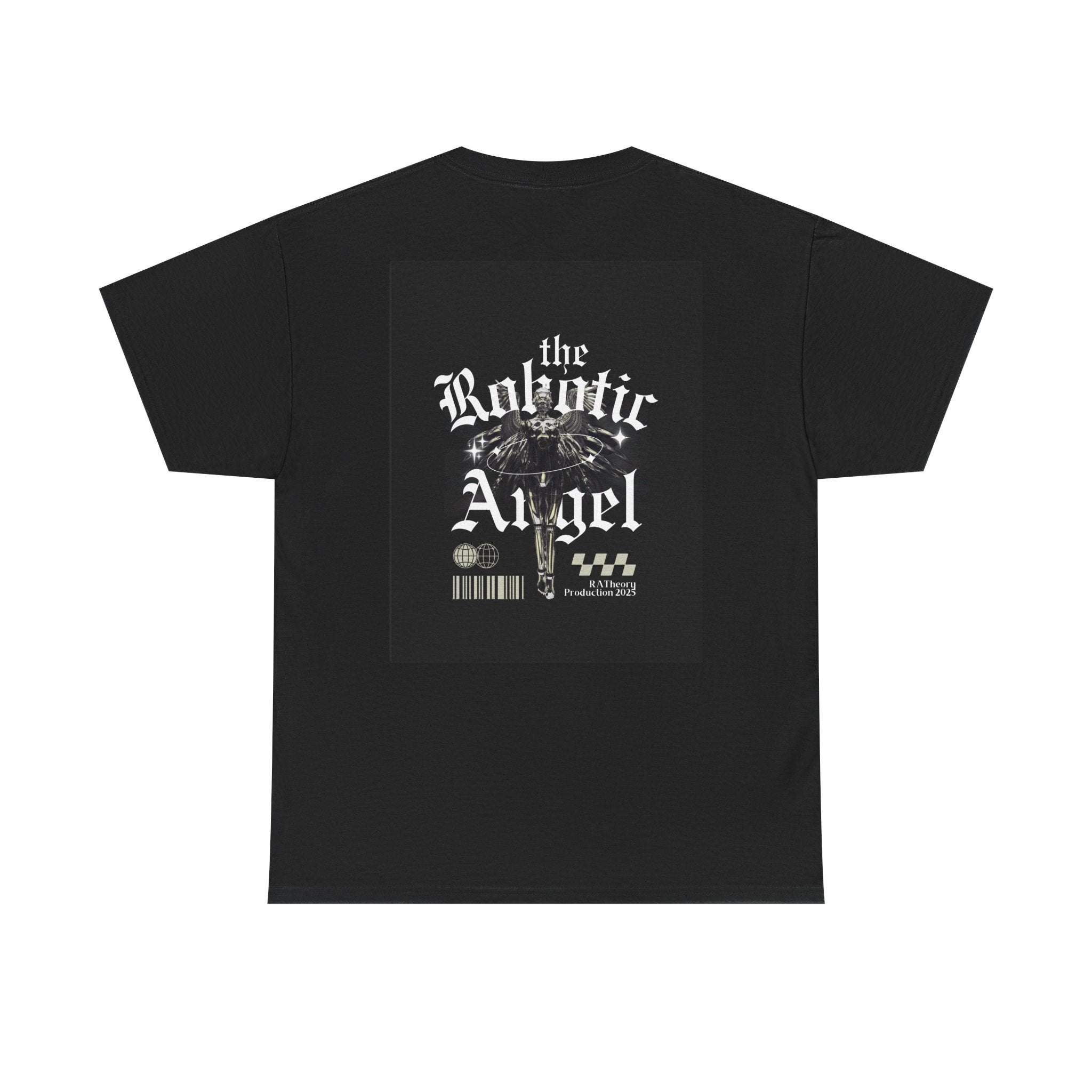 The Romantic Angel Tee - Gothic Graphic Black T-Shirt