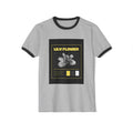Lily Flower Ringer Tee — Vintage Botanical Graphic T‑Shirt