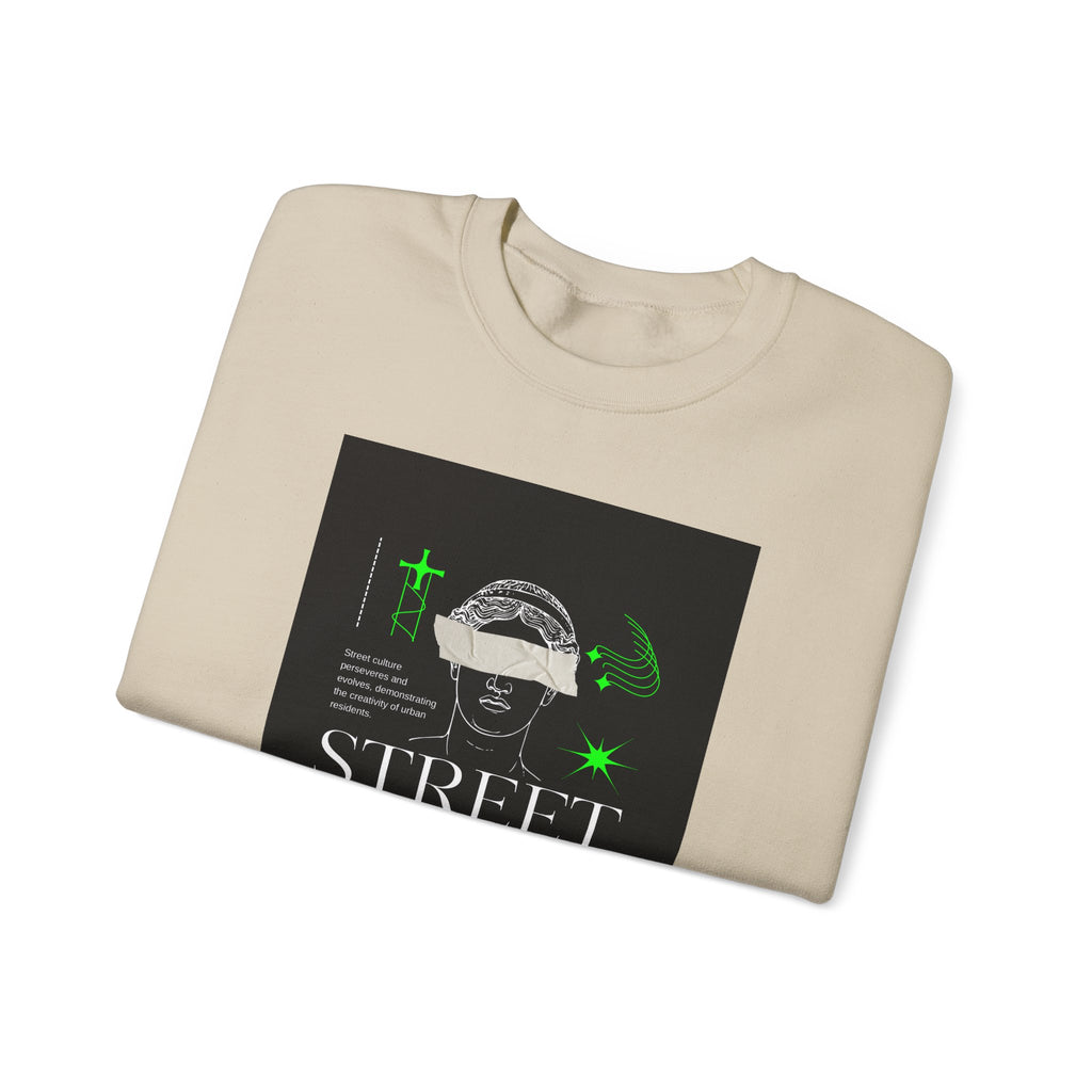 Street Culture Crewneck Sweatshirt — Urban Graphic Pullover