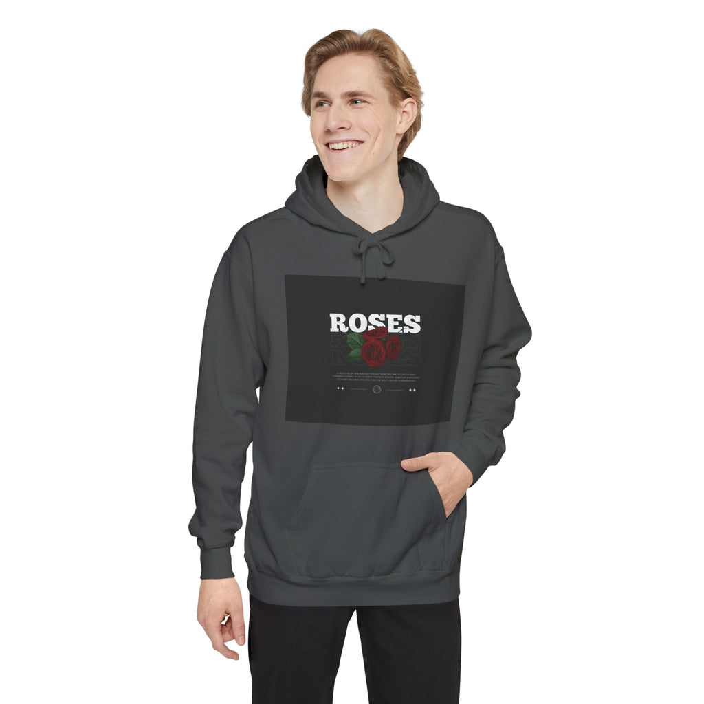 Roses Graphic Hoodie — Vintage Rose Music Tee Style