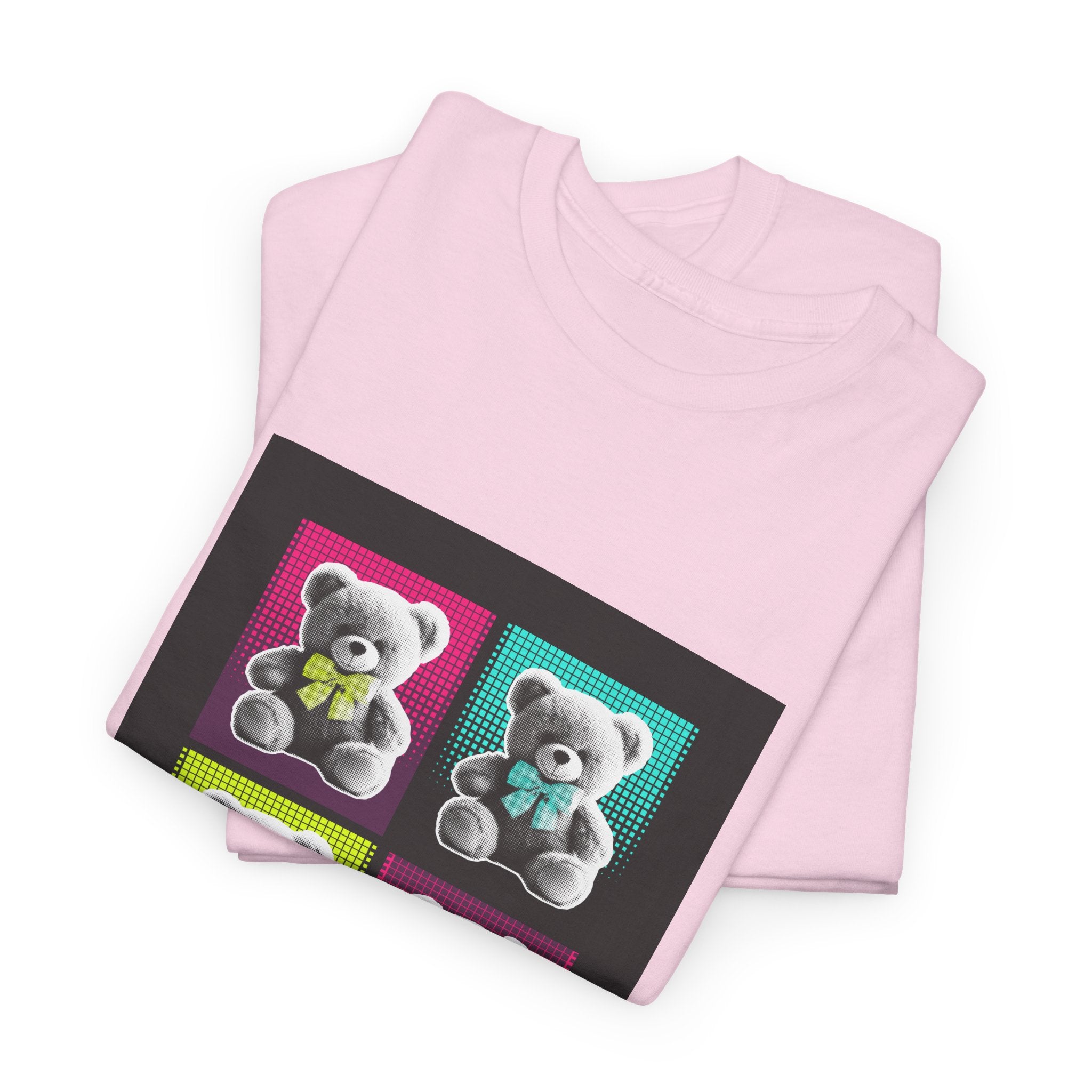 Teddy Bear Tee — "Too Cute" Pop Art Graphic T-Shirt