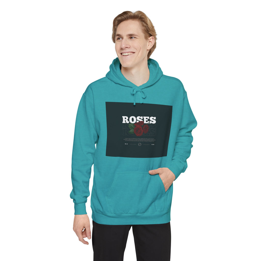 Roses Graphic Hoodie — Vintage Rose Music Tee Style